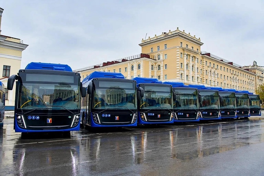 В сентябре на улицы Норильска выйдут 11 новых газовых автобусов «Северобус».