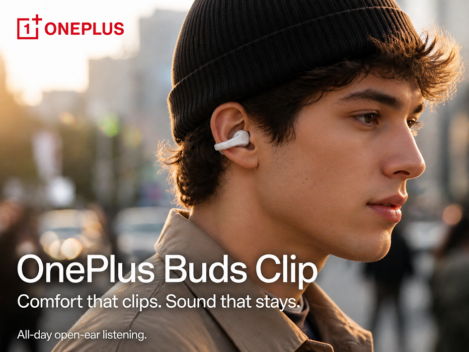 OnePlus выпустила первые открытые наушники-клипсы Buds Clip